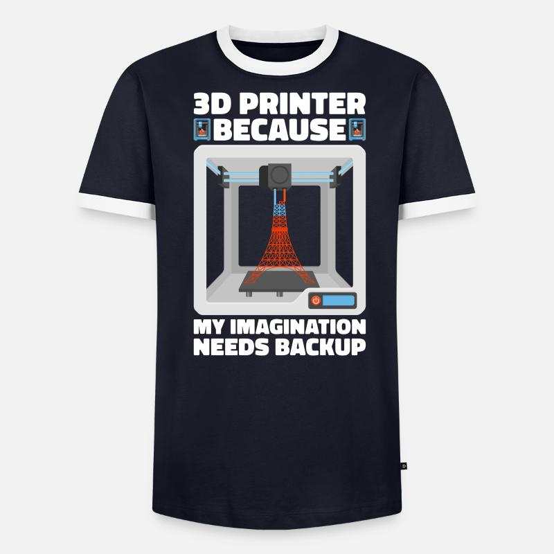 3D-printer Filament 3D-udskrivning 3D-udskrivning 3D-printer - Herre kontrast-T-shirt - undefined