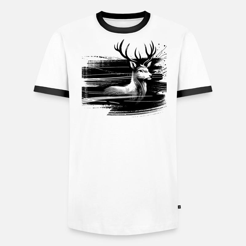 Hirschbock Ink Art Men's Ringer Shirt