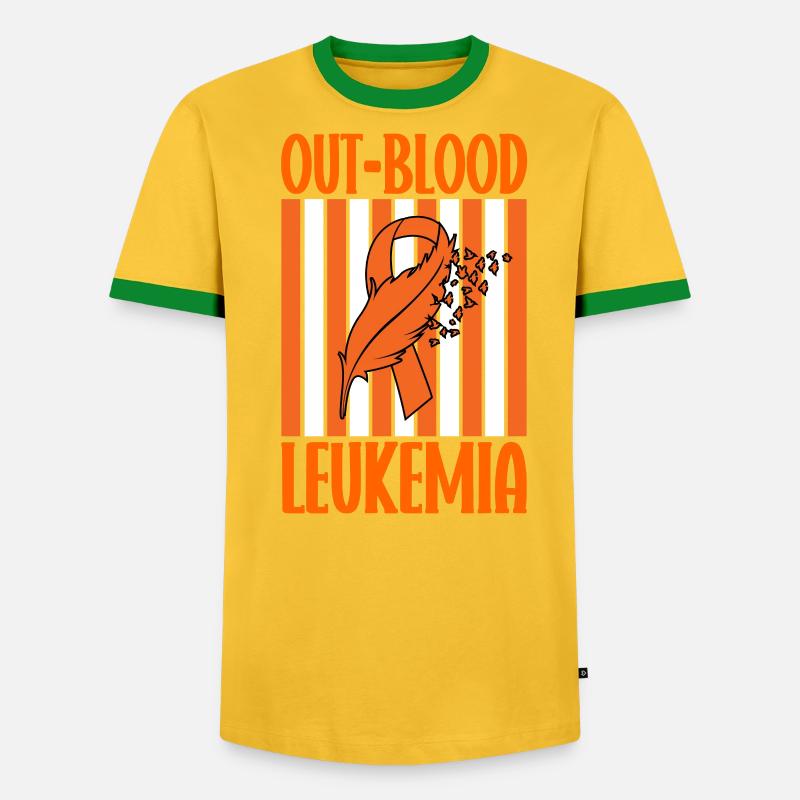 Leukämie Bewusstsein Blutkrebs Bekämpfung - Männer Kontrast-T-Shirt - undefined