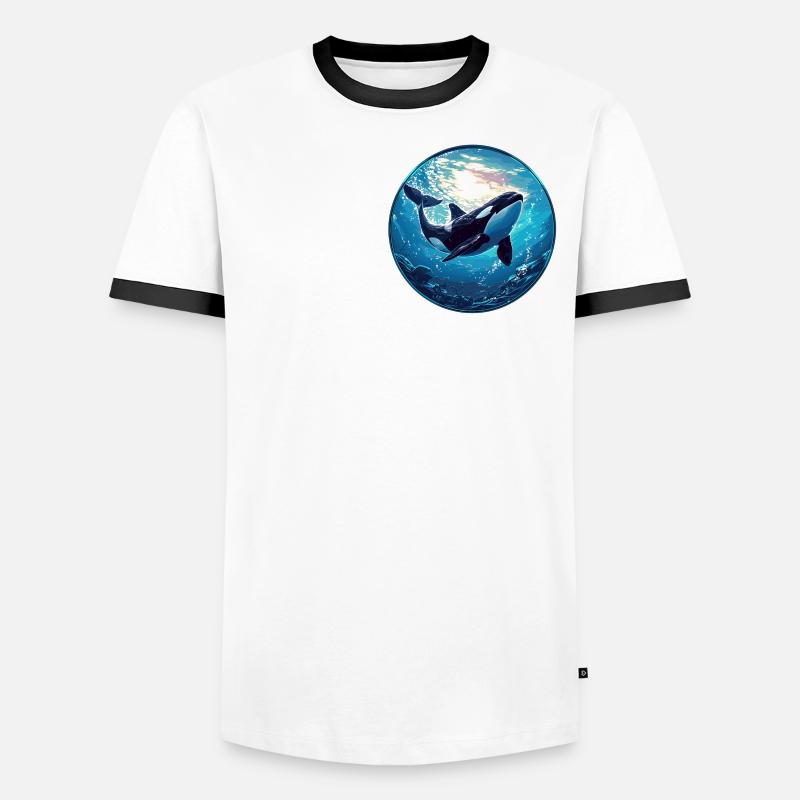 Orcas Orca Men's Ringer Shirt