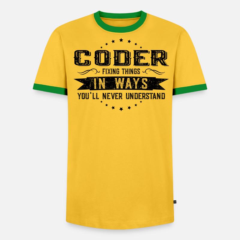 Programmierer Kollegen Geschenk Beruf Spruch - Männer Kontrast-T-Shirt - undefined