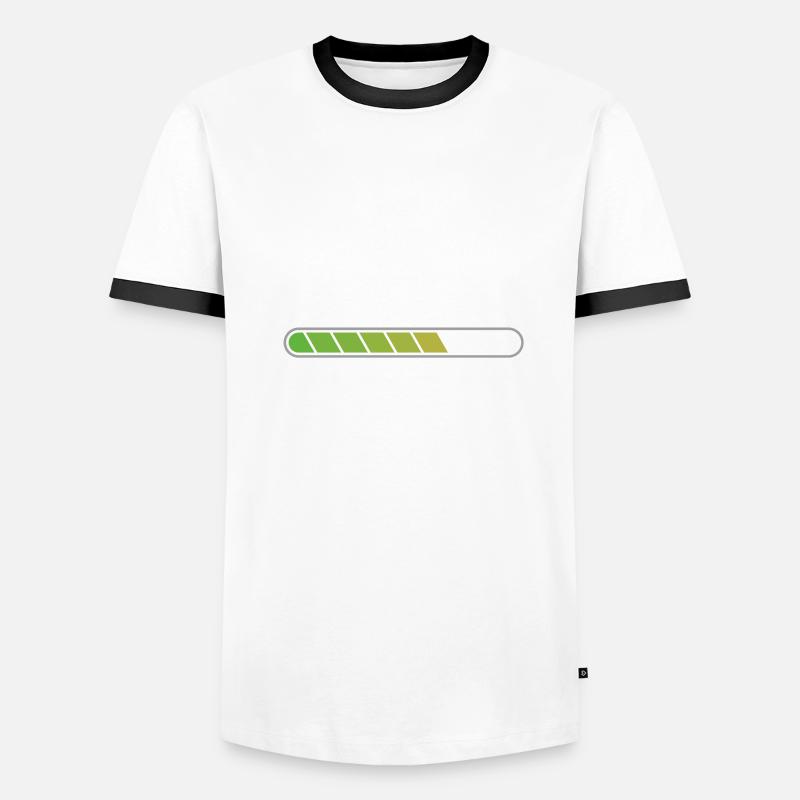 Papa Loading 2025 Männer Kontrast-T-Shirt