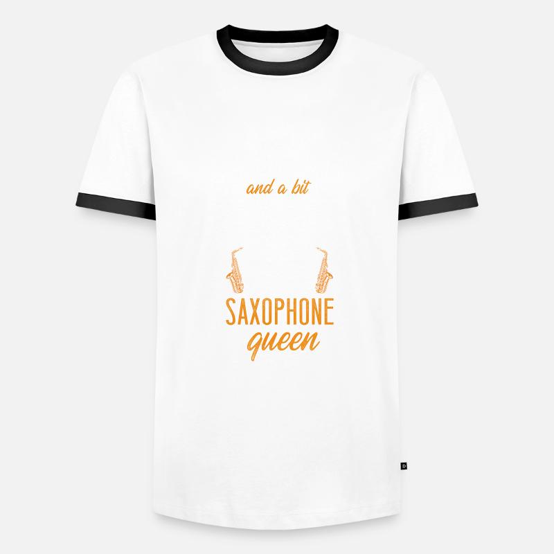Saxophone Classy Sassy And A Bit Men's Ringer Shirt