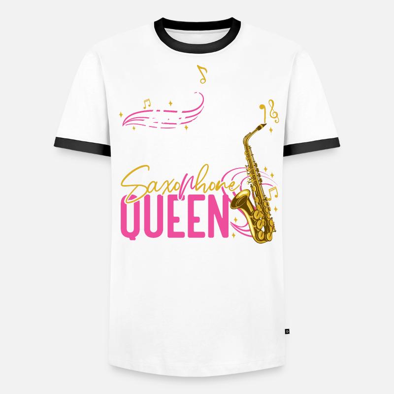 Saxophone Classy Sassy And A Bit Men's Ringer Shirt