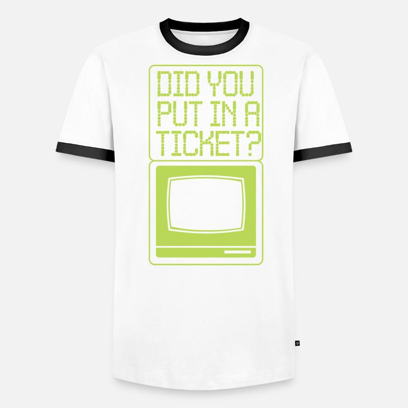 Support informatique Avez-vous créé un ticket ? T-shirt contrasté Homme