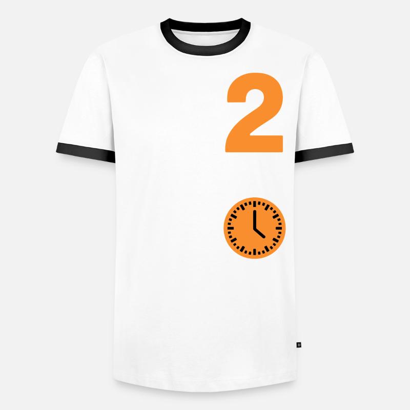 Jeûne intermittent Jeûne intermittent T-shirt contrasté Homme