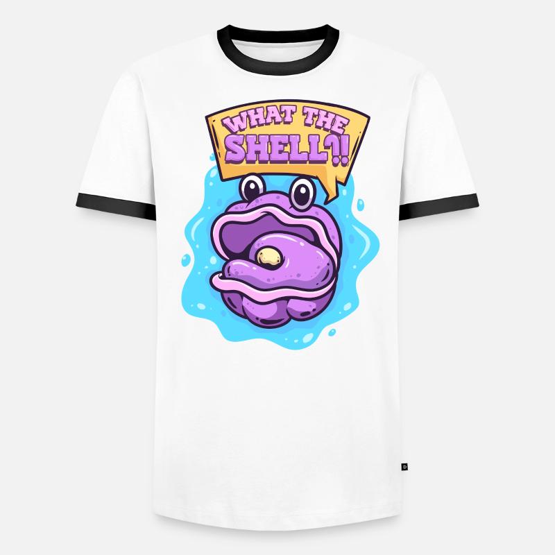 Shell Collectors Shells What The Shell? Men's Ringer Shirt