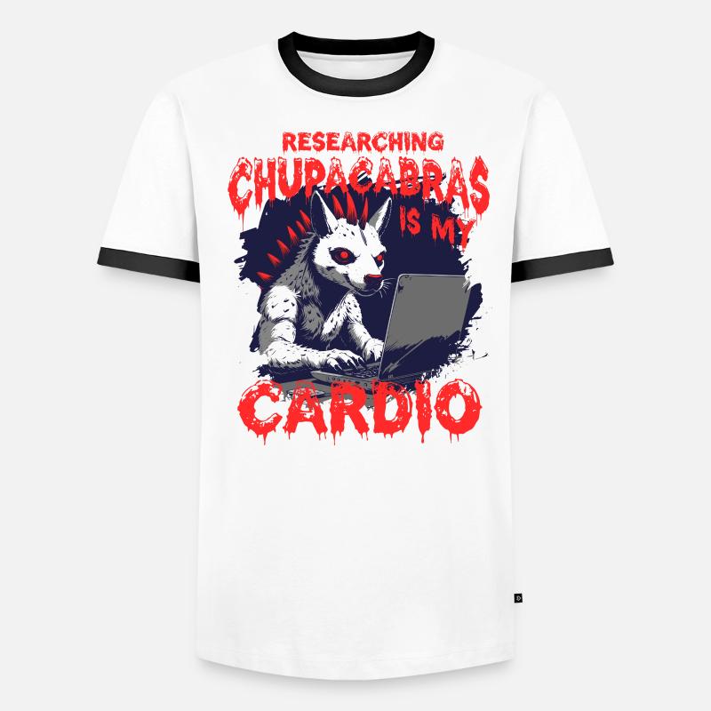 Chupacabra Cryptid Cryptozoology Men's Ringer Shirt