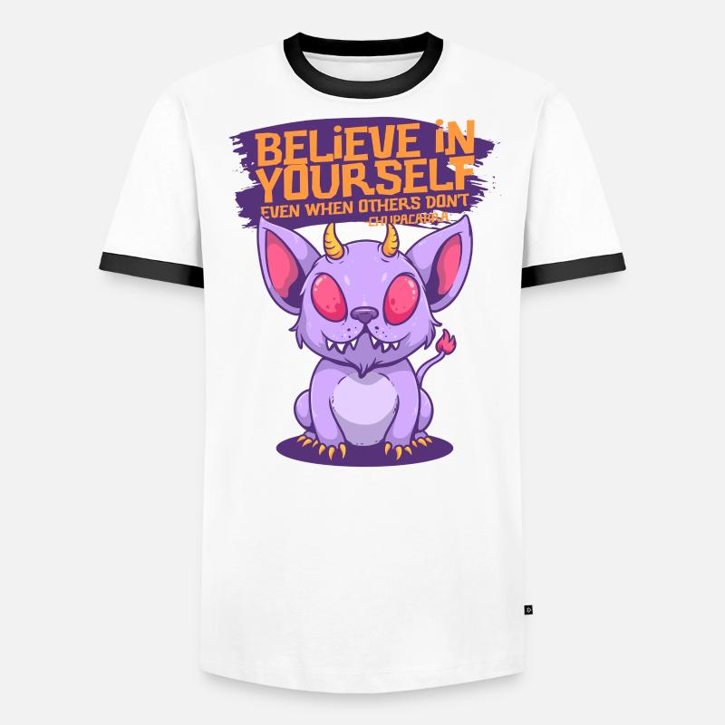 Cryptide de Chupacabra Cryptozoologie T-shirt contrasté Homme