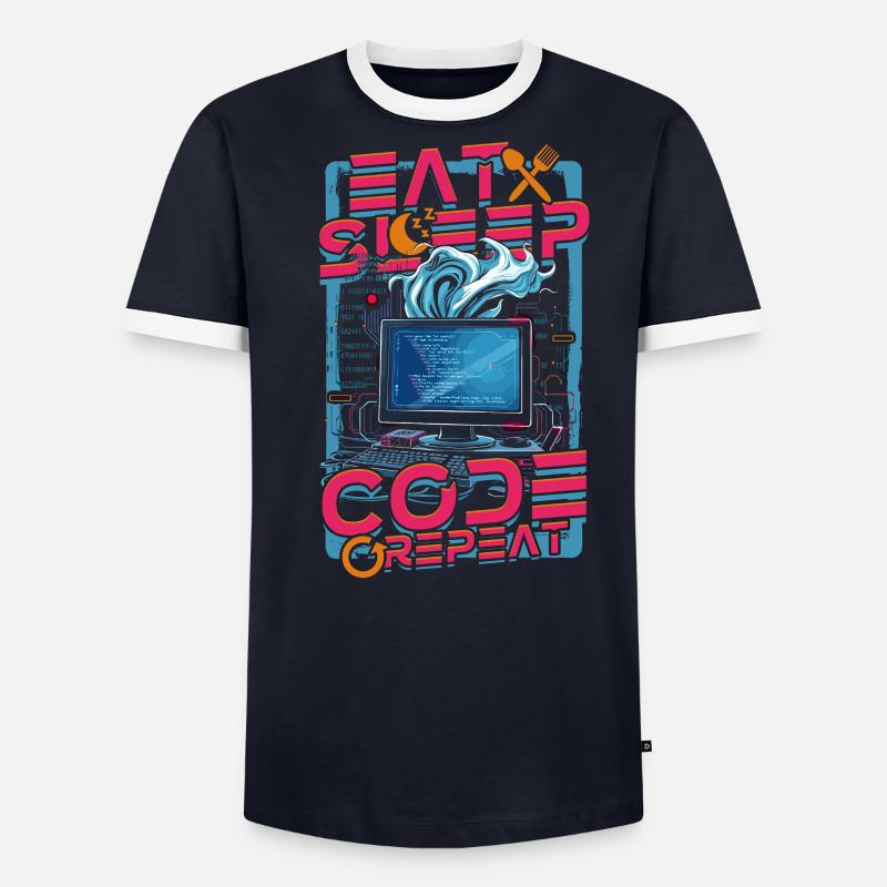 Theoretical Computer Scientist Men's Ringer Shirt