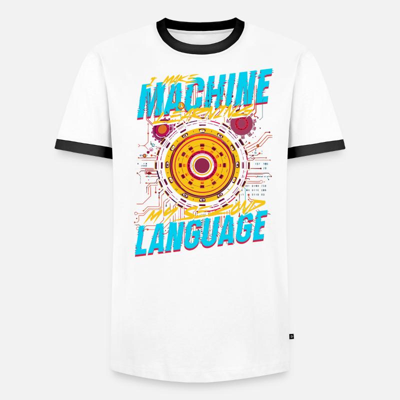 Computerlinguist Männer Kontrast-T-Shirt