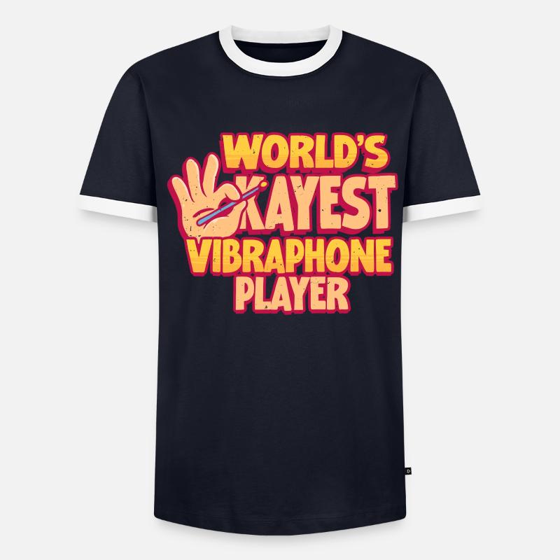 Vibraphon World's Okayest Vibraphone Player Men's Ringer Shirt