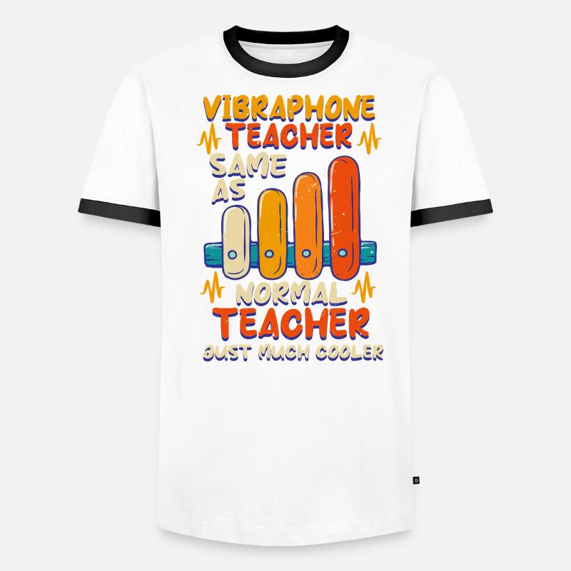 Vibraphon Marimba Professeur de Vibraphone T-shirt contrasté Homme
