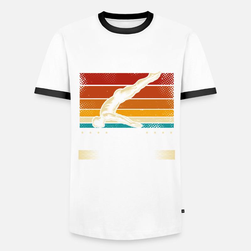 Springboard Diving Diving Diving Divers Men's Ringer Shirt