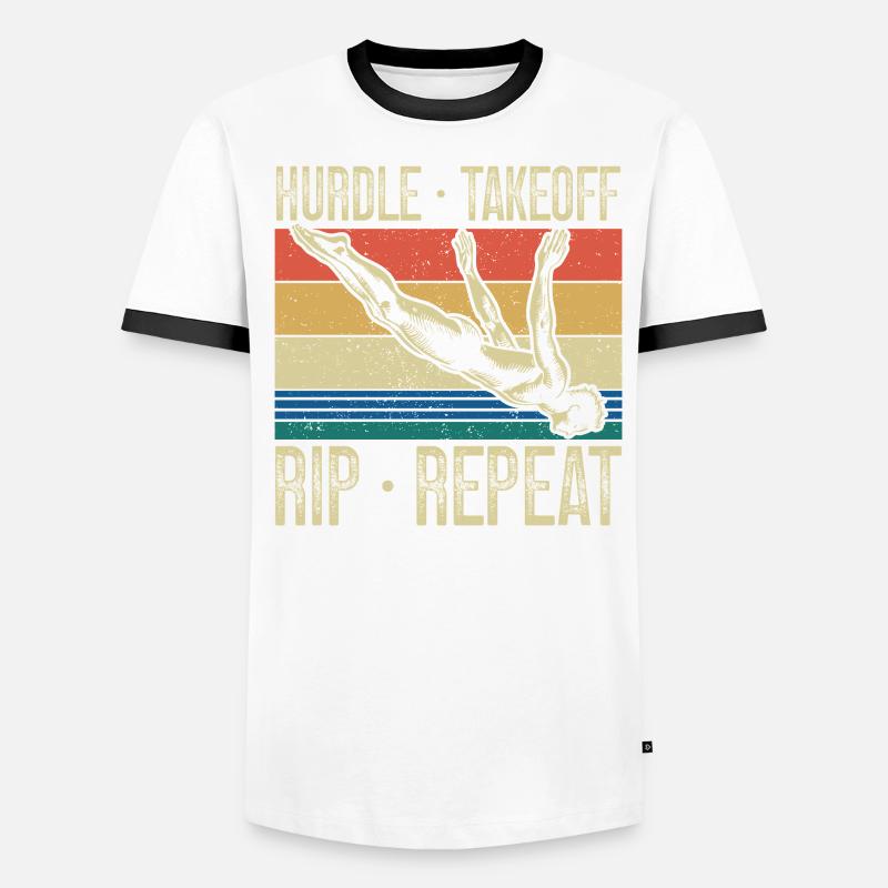 Springboard Diving Diving Diving Divers Men's Ringer Shirt