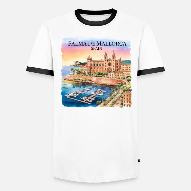 Palma de Mallorca Men's Ringer Shirt
