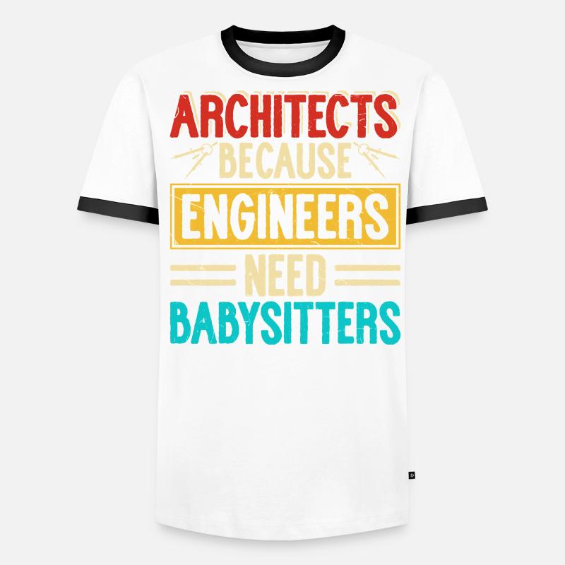 architecte T-shirt contrasté Homme