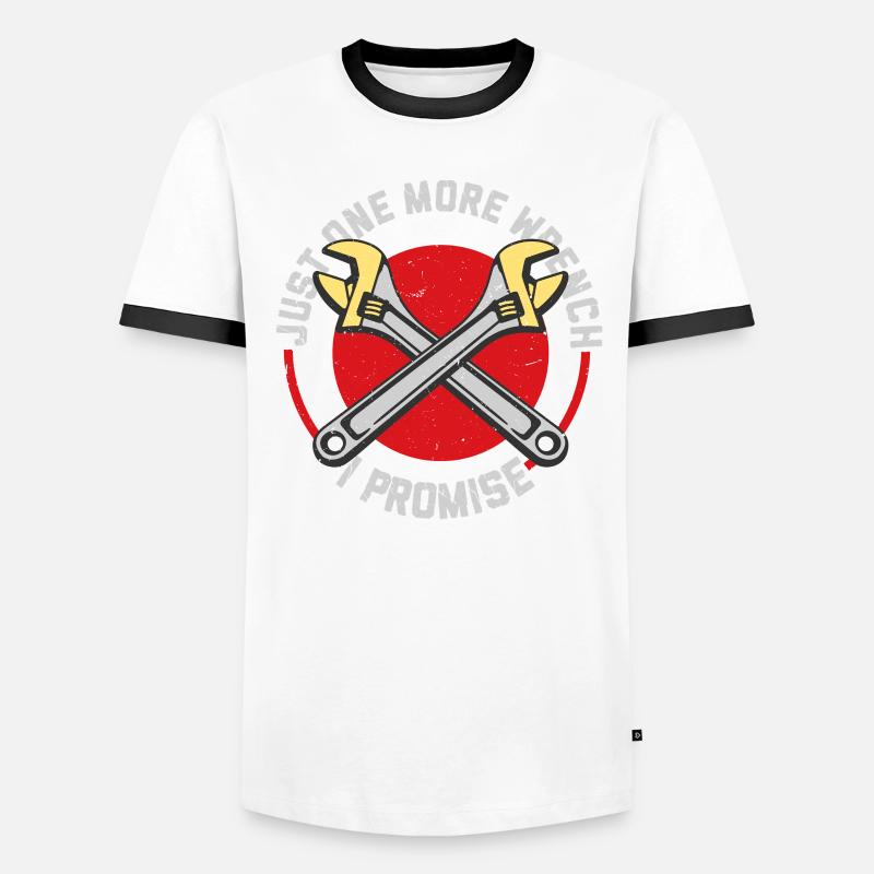 Technicien en climatisation Juste une clé de plus je vous le promets T-shirt contrasté Homme