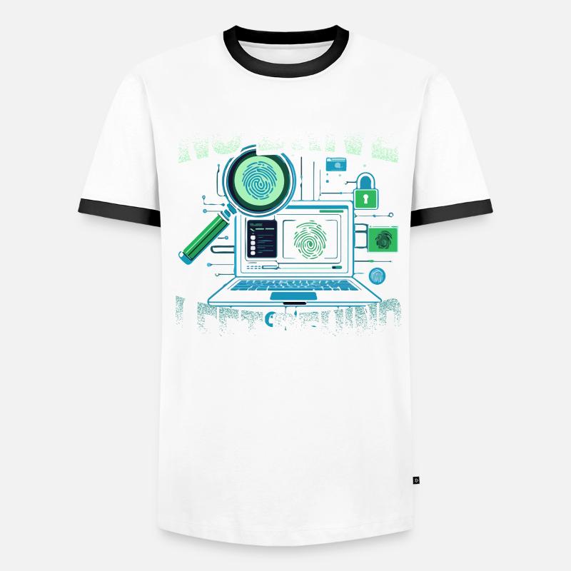 Digital Forensics No Drive Left Behind Men's Ringer Shirt