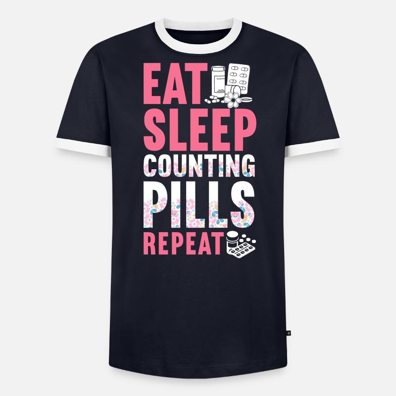 Pharmacy Tech Technician - Männer Kontrast-T-Shirt - undefined