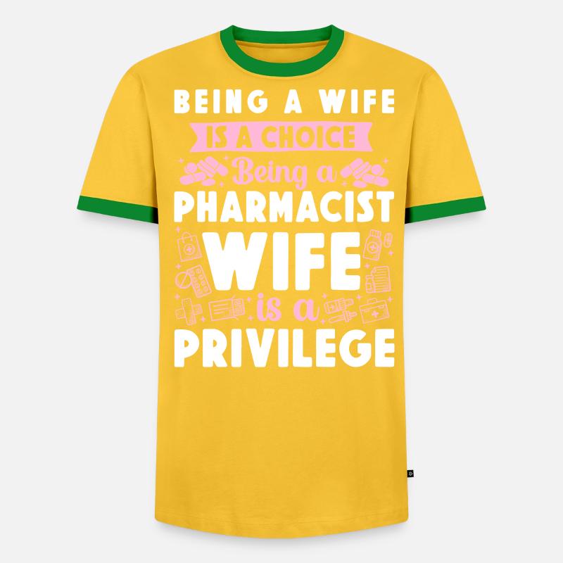 Pharmacy Tech Technician - Männer Kontrast-T-Shirt - undefined