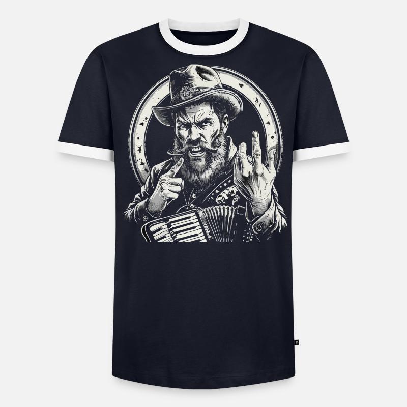 Grantler Grumpy Bavarian dialects Bavaria - Men's Ringer Shirt - undefined