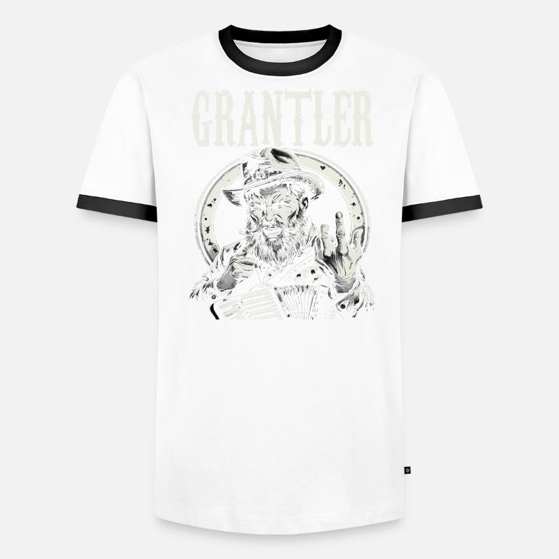 Grantler Grumpy Bavarian dialects Bavaria Men's Ringer Shirt