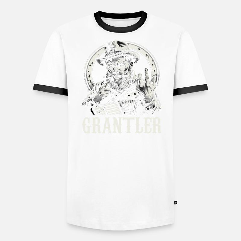 Grantler Grumpy Bavarian dialects Bavaria Men's Ringer Shirt