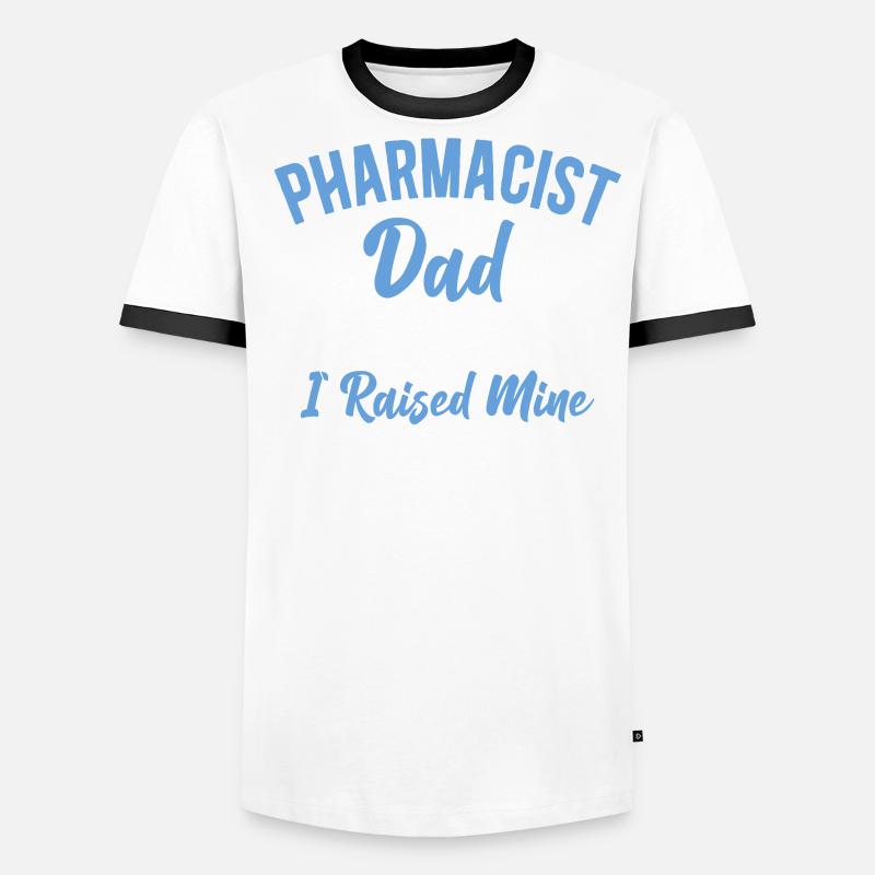Pharmacy Tech Technician Männer Kontrast-T-Shirt