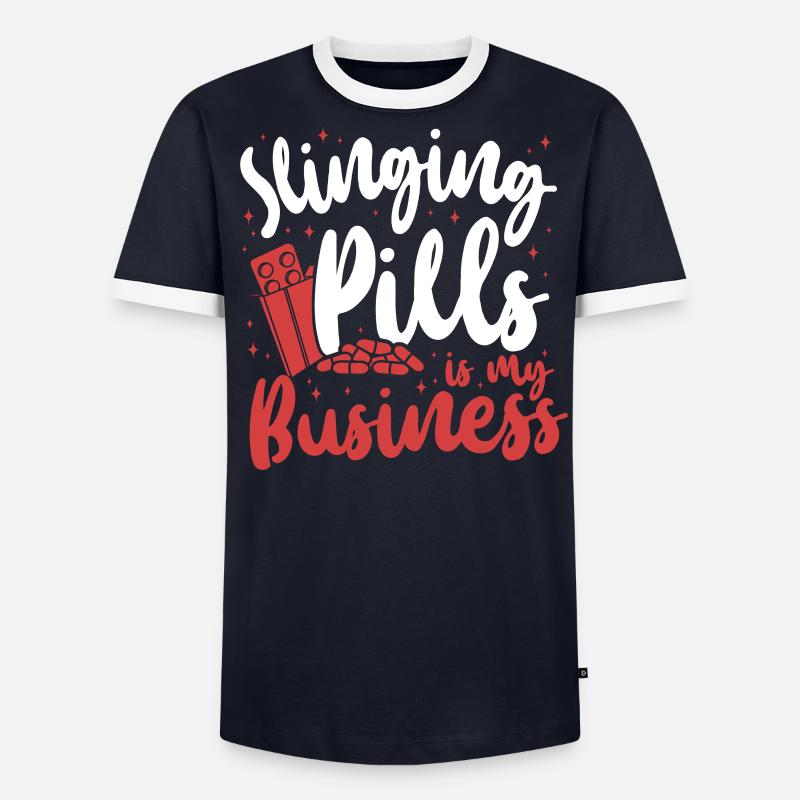 Pharmacy Tech Technician - Men's Ringer Shirt - undefined