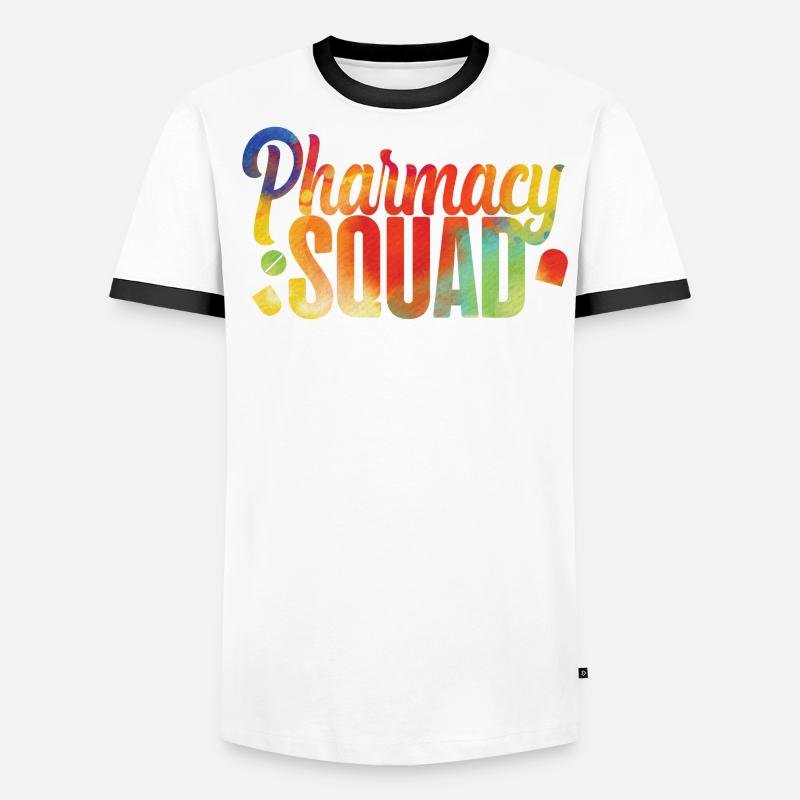 Pharmacy Tech Technician Männer Kontrast-T-Shirt