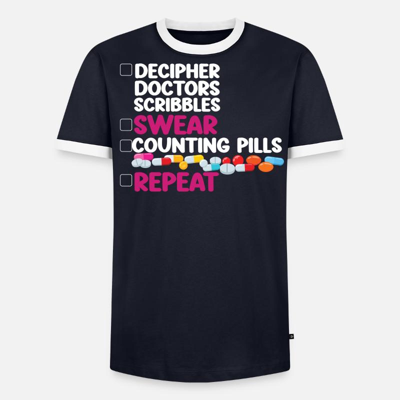 Pharmacy Tech Technician - Men's Ringer Shirt - undefined