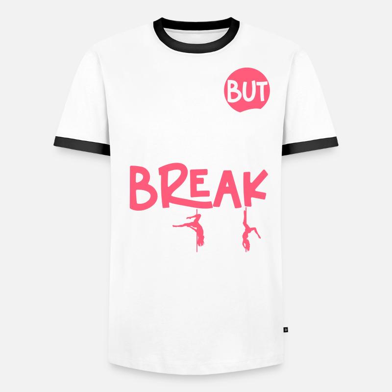 Pole Dane, Poleddance, Bend But Never Break T-shirt contrasté Homme