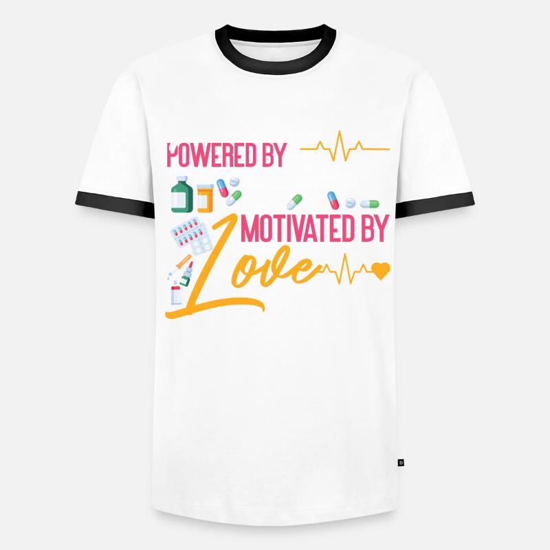 Pharmacy Tech Technician Männer Kontrast-T-Shirt