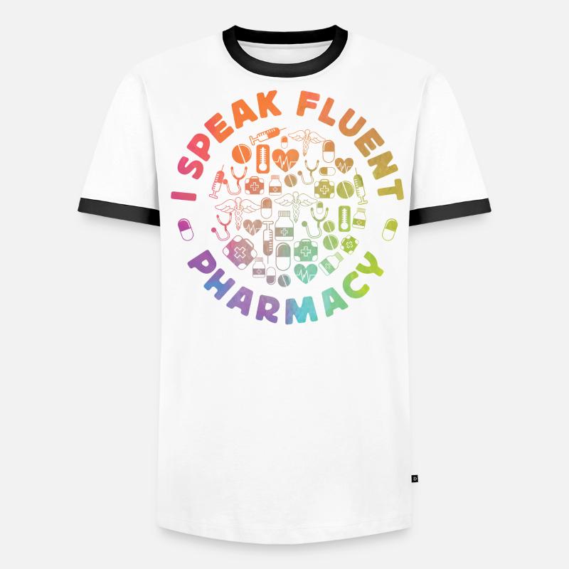 Pharmacy Tech Technician Männer Kontrast-T-Shirt