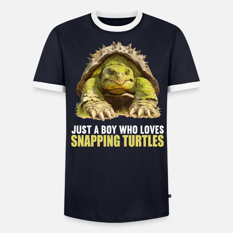 Snapping Turtles Snapping Turtle - Men's Ringer Shirt - undefined