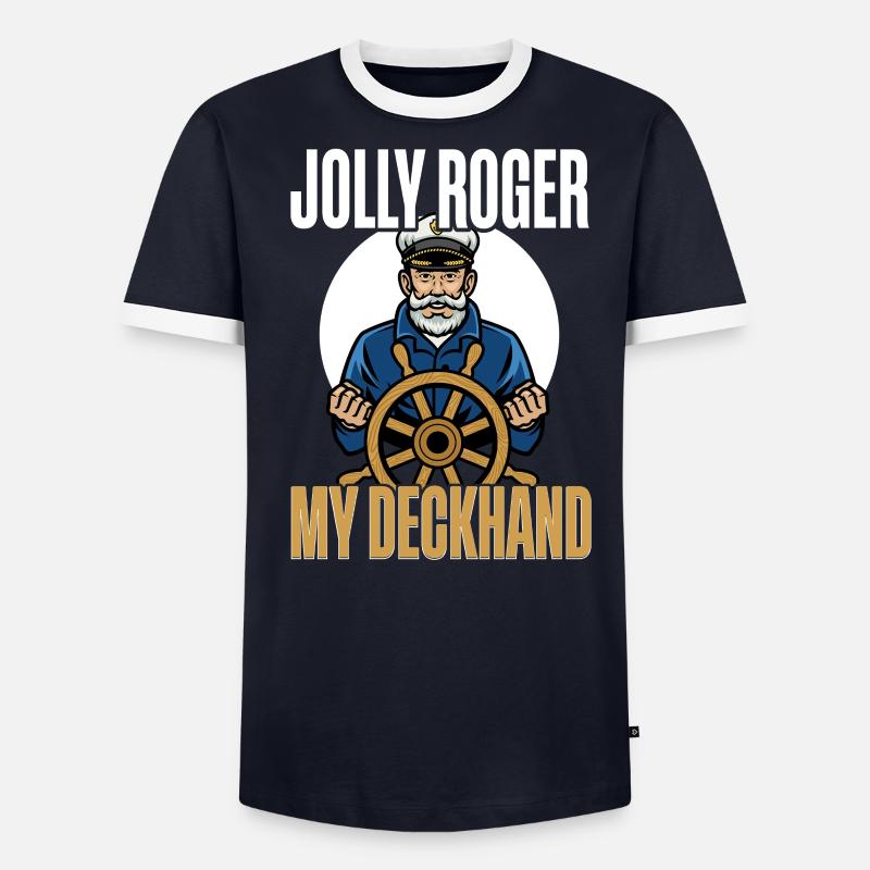 Dæksmand, Dæksmand, Dæksmand, Dæksmand, Dæksmand, - Herre kontrast-T-shirt -