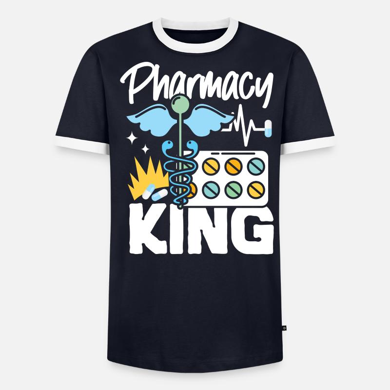Pharmacy Tech Technician - Men's Ringer Shirt - undefined