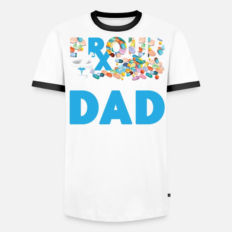 Pharmacy Tech Technician Männer Kontrast-T-Shirt