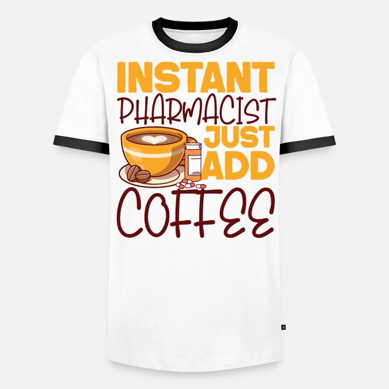 Pharmacy Tech Technician Männer Kontrast-T-Shirt