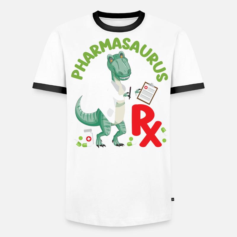 Pharmacy Tech Technician Männer Kontrast-T-Shirt