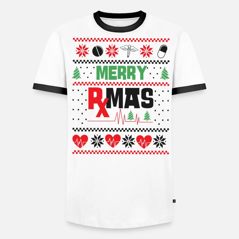 Pharmacy Tech Technician Männer Kontrast-T-Shirt
