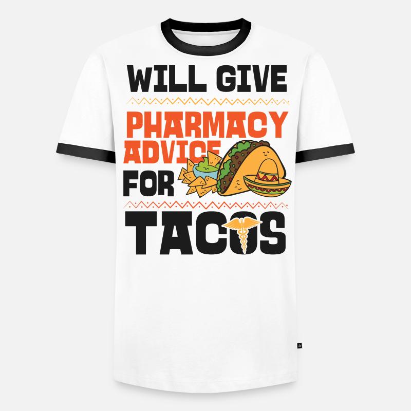 Pharmacy Tech Technician Männer Kontrast-T-Shirt