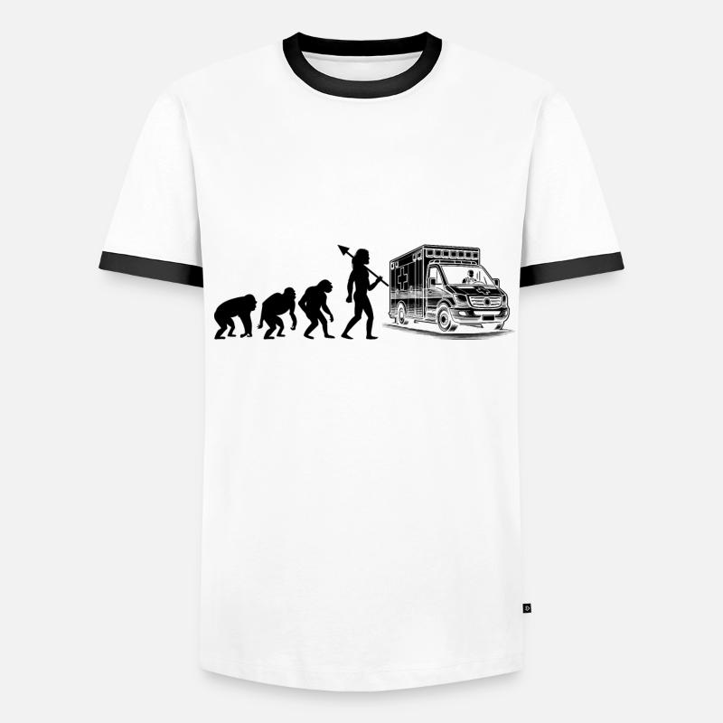 Evolution Ambulance Driver EMS Paramedic Drivers P Men's Ringer Shirt