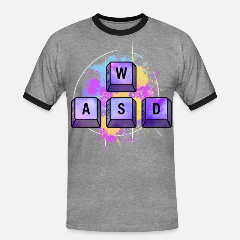 Programmer Coder Software Developer - Men's Ringer Shirt - heather grey/black