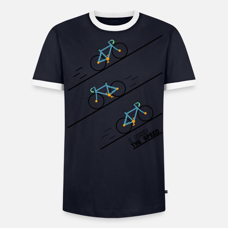 Vélo - dire - vélo de route T-shirt contrasté Homme