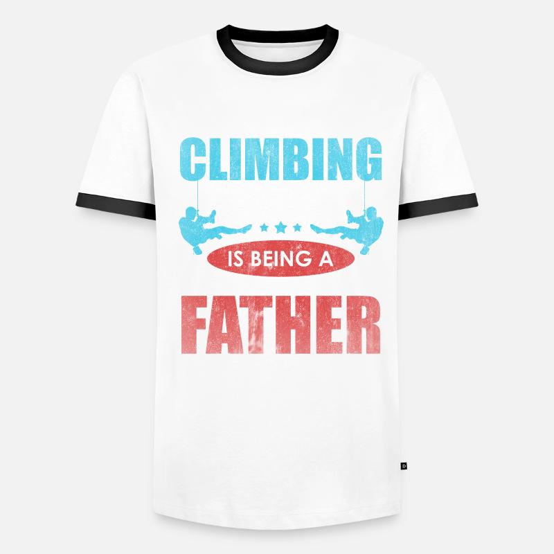 Felsklettern Boulder Klettern Bergsteigen Geschenk Männer Kontrast-T-Shirt