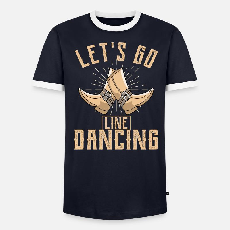 Linedance - Männer Kontrast-T-Shirt - undefined