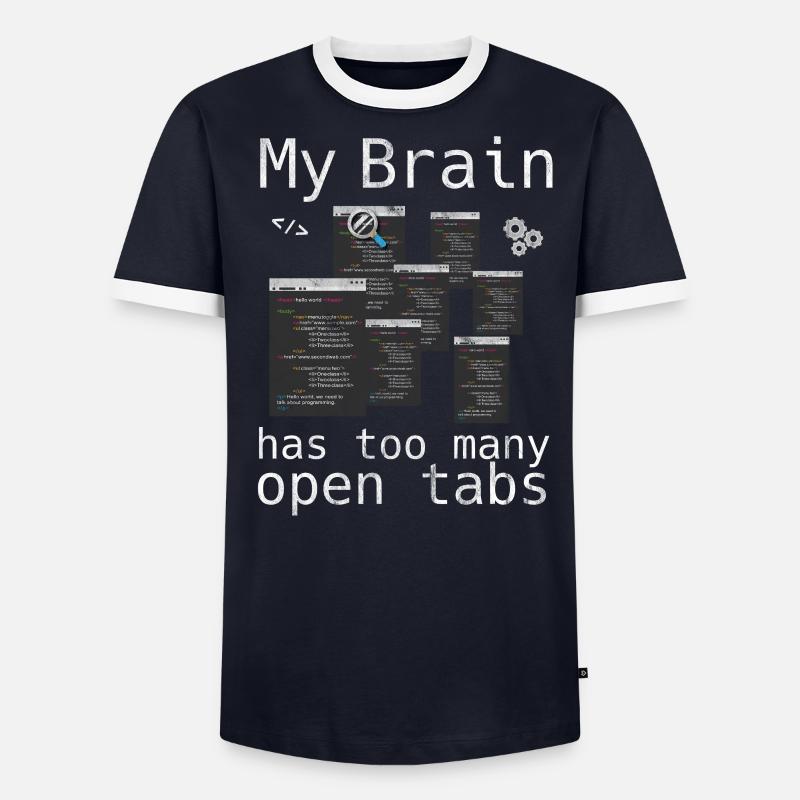 programmeur T-shirt contrasté Homme