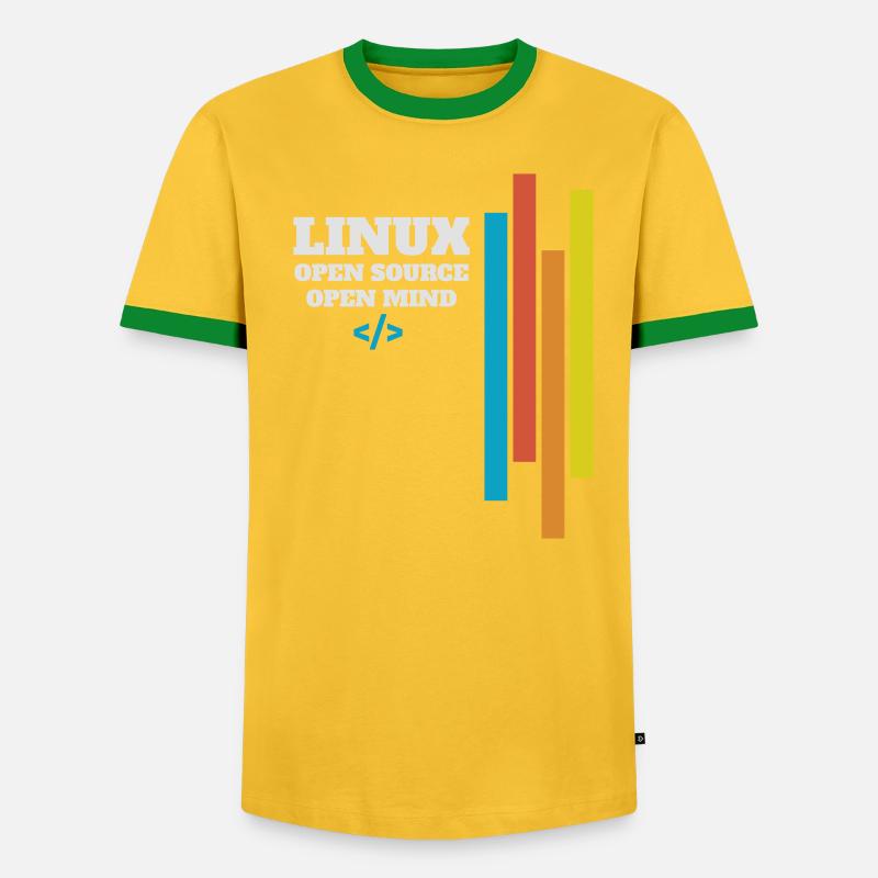 Cadeau d'administrateur de programmeur Linux - T-shirt contrasté Homme - undefined